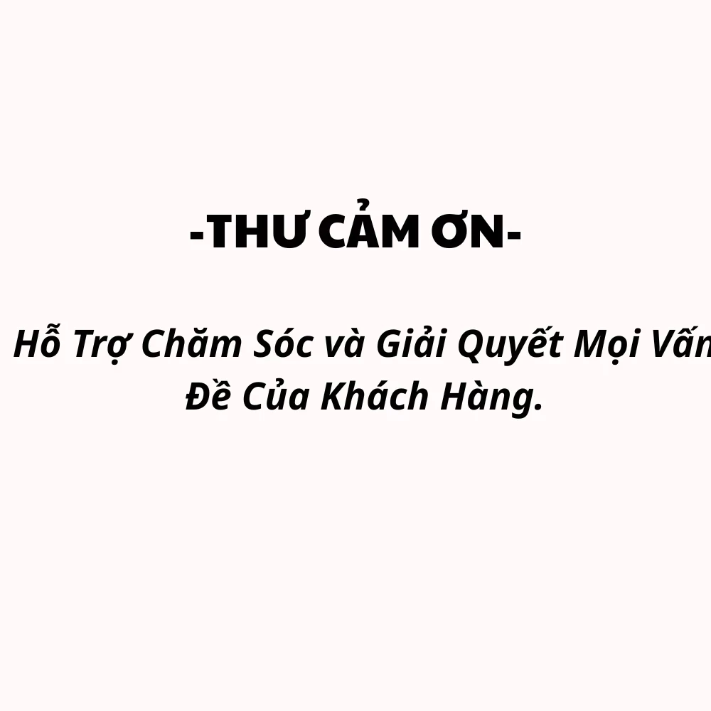 Thời Trang Áo Phao GUUBOX - Thư Cảm Ơn 11