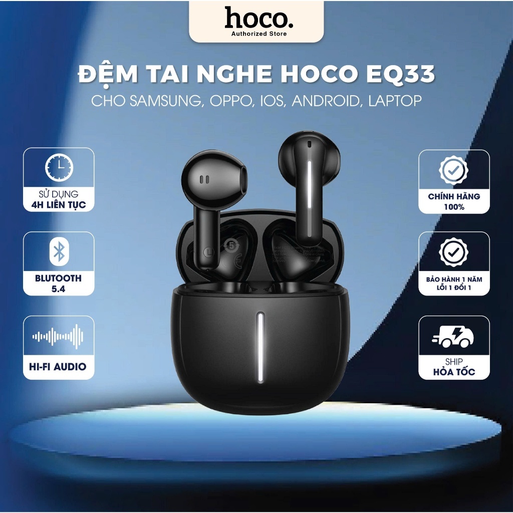 Tai nghe Bluetooth Hoco EQ33 / EQ34 plus phiên bản cải tiến nhất, tai nghe…