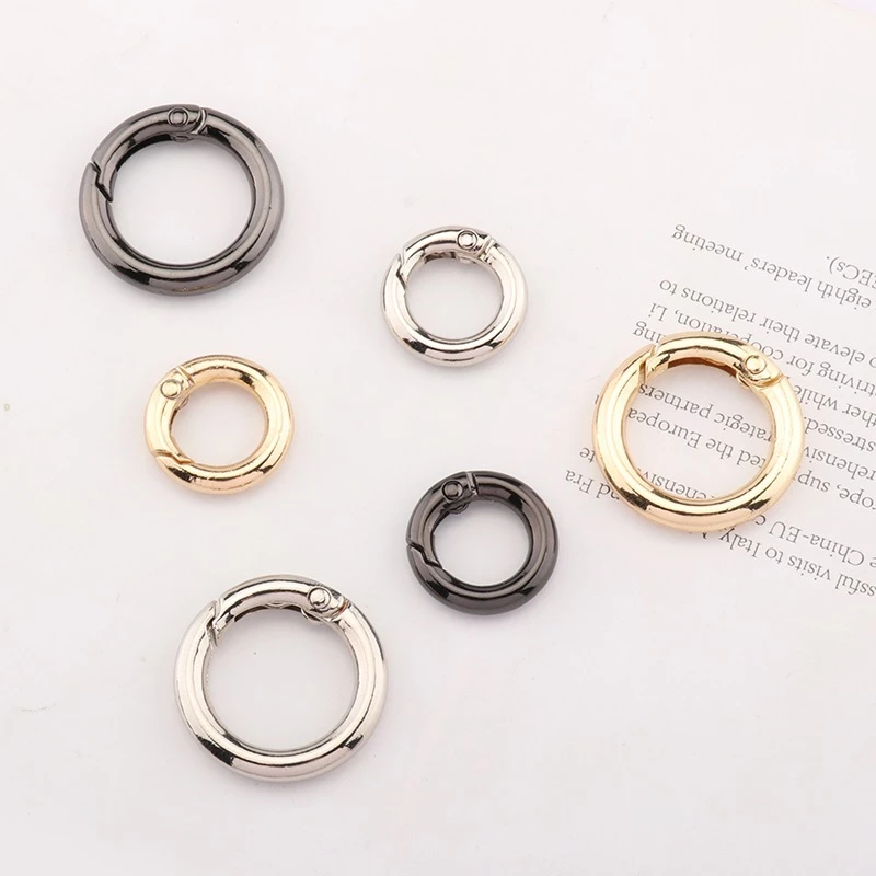 [1 Cặp] Khoen Tròn Mở Kim Loại 16mm & 38mm – Phụ Kiện Túi Xách, Móc Khóa