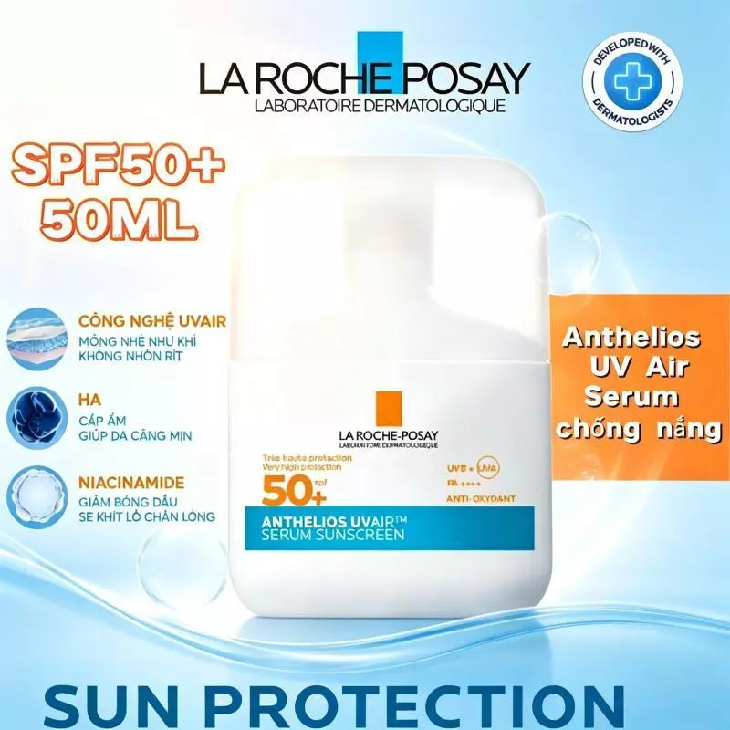 Serum Chống Nắng Kiềm Dầu La Roche-Posay Anthelios UVAIR SPF50 PA++++ 50ml