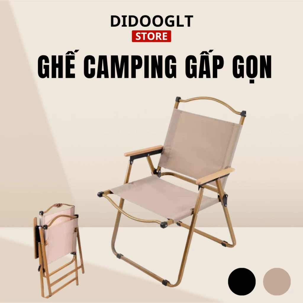 Ghế Du Lịch Gấp Gọn Didooglt Ghế cafe Ban Công Khung Nhôm Nhỏ Gọn, Dễ Dàng Mang Đi