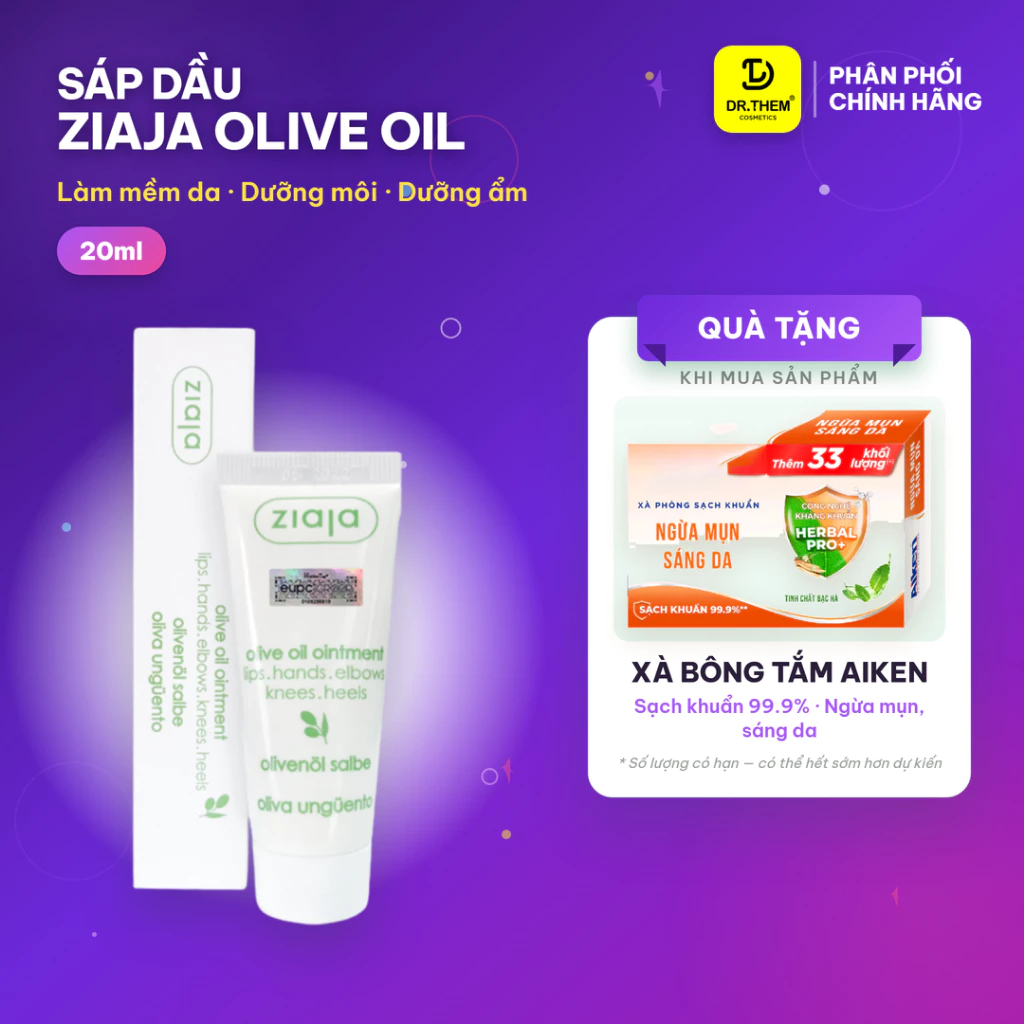 Sáp Dầu Ôliu Dưỡng Da Ziaja Olive Oil Ointment 20ml - Dr Thêm