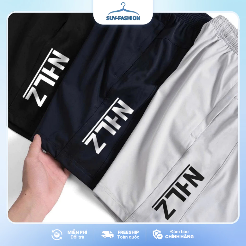 [55-100kg] Combo 3 Quần Short Nam Big Size, Chất Liệu Gió Mềm Mại thoáng khí, Phù hợp tập thể thao, tập GYM,chạy bộ.