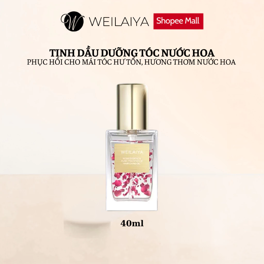 Tinh dầu dưỡng tóc hoa hông, hương nước hoa Weilaiya, 40ml