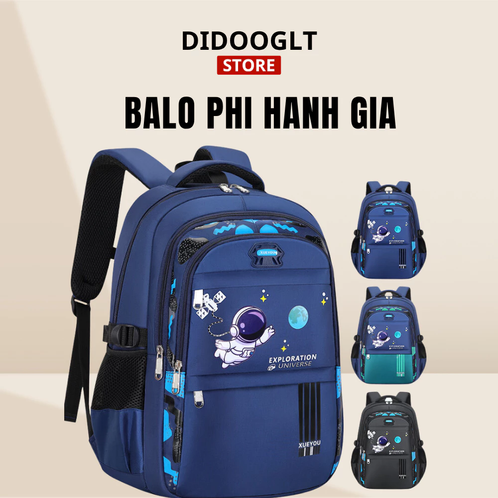 Balo Chống Gù - Balo Đi Học Phi Hành Gia Cho Bé Tiểu Học Loại Cao Cấp Siêu Nhẹ Chống Thấm Ướt ( Hàng Nhập Khẩu )