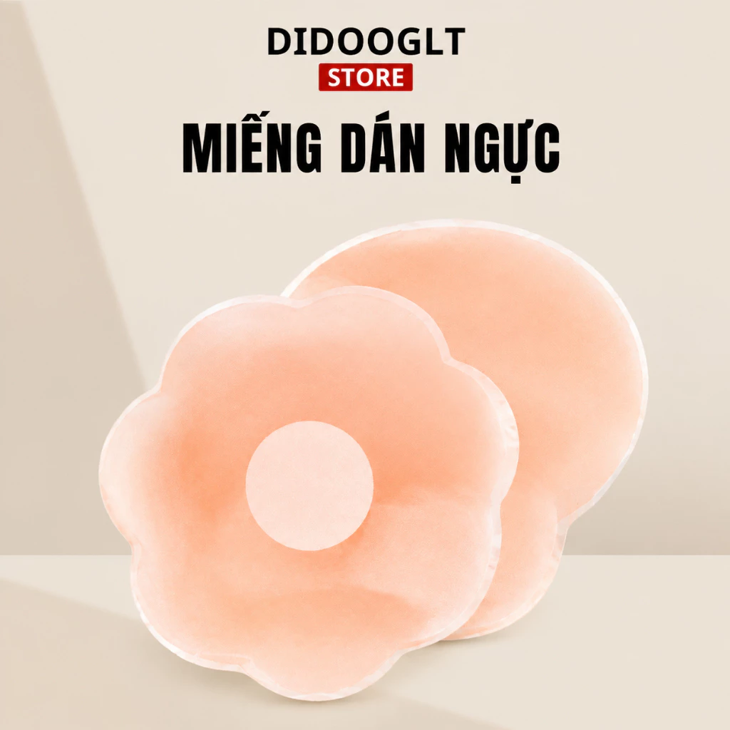 Miếng Dán Ngực, Dán Ti Giấy Hộp 10 Miếng Siêu Tiết Kiệm Dán Cực Dính, An Toàn Cho Da - Didooglt