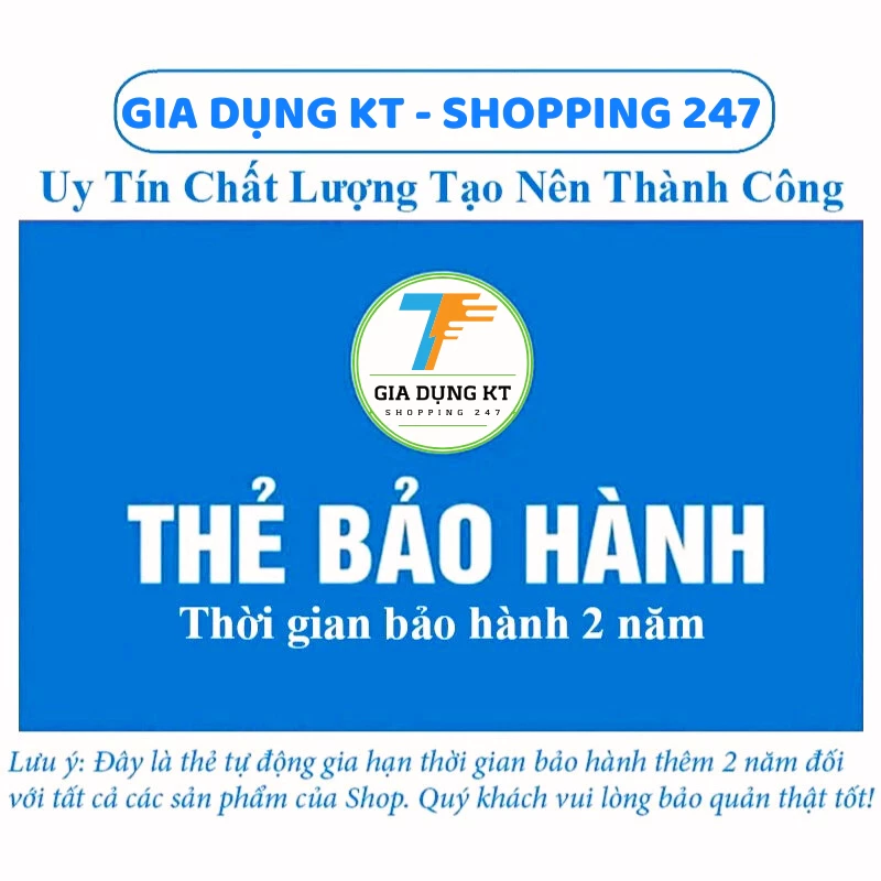 [TẶNG KÈM THẺ] Thẻ bảo hành 2 năm sản phẩm bếp nướng than hoa đa năng