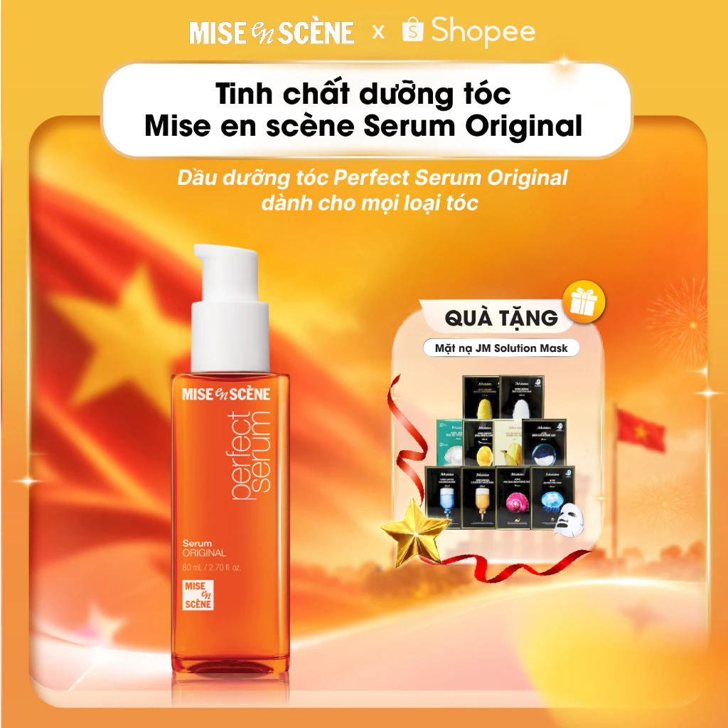 Tinh chất dưỡng tóc mise en scène Perfect Serum Original phục hồi hư tổn, giúp tóc chắc khỏe, suôn mượt