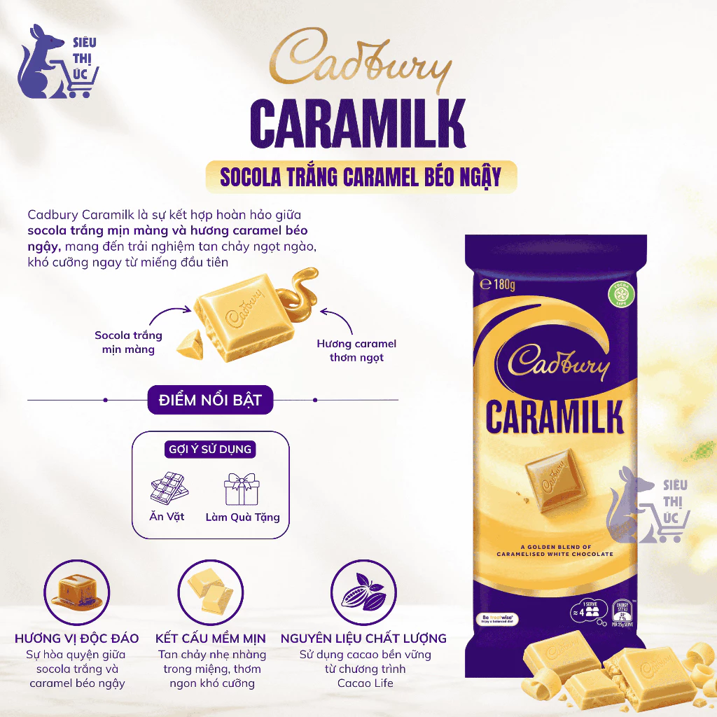 Socola Cadbury Nhiều Vị Dạng Túi