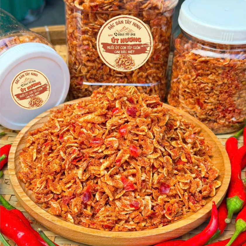 MUỐI ỚT CON TÉP ĐẶC BIỆT _ Đặc sản tây ninh