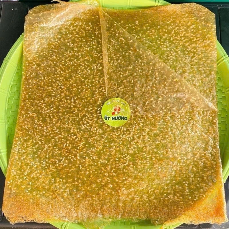Bánh tráng dẻo gừng sữa dừa - chay - đặc sản tây ninh