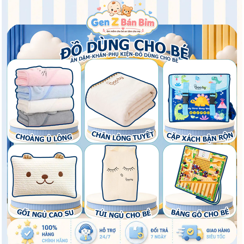 Đồ Dùng Cho Bé [Nhiều Lựa Chọn] túi ngủ, Khăn, Phụ Kiện Tiện Dụng