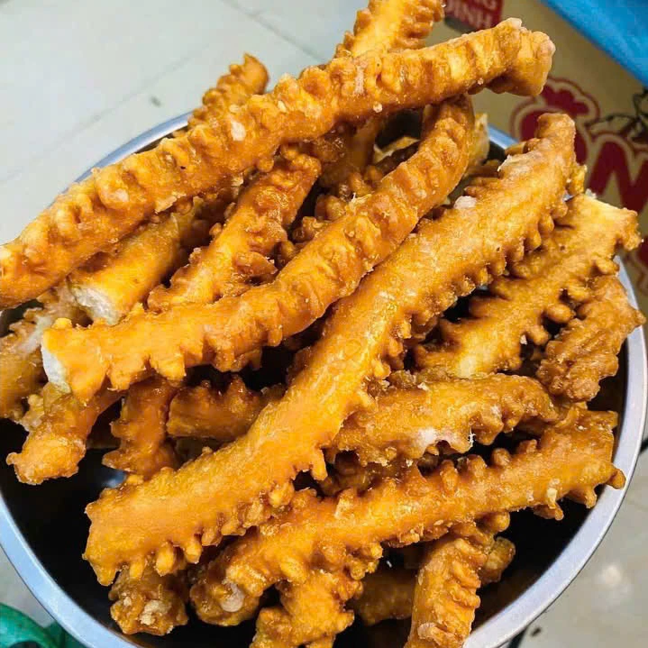 500G Quẩy Rếp, Quẩy Tròn Tẩm Đường Gừng Giòn Tan - Loại Đặc Biệt Siêu Ngon