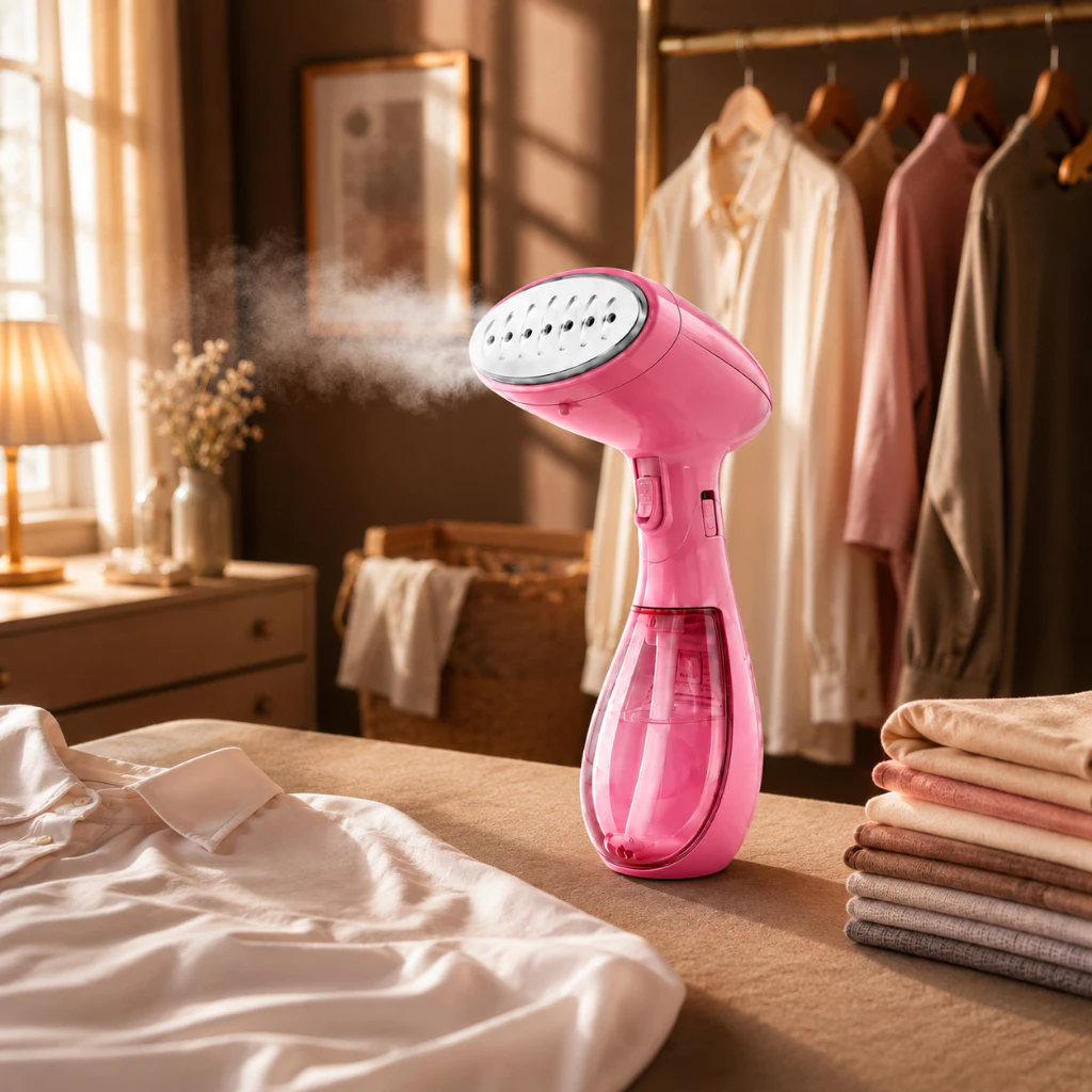 Bàn Ủi Hơi Nước Cầm Tay Công Suất Lớn 1550W Phẳng Nhanh, Tiện Dụng Cho Gia Đình