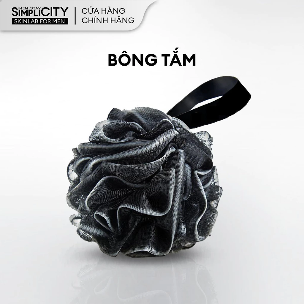 [ QUÀ TẶNG KHÔNG BÁN] Bông tắm nam cao cấp sợi kháng khuẩn mềm mịn Men Stay Simplicity