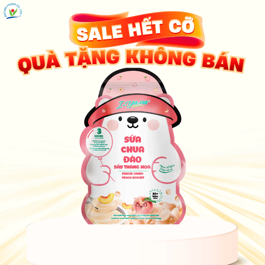 [QUÀ TẶNG KHÔNG BÁN] TÚI SỮA CHUA SẤY THĂNG HOA VỊ BẤT KÌ