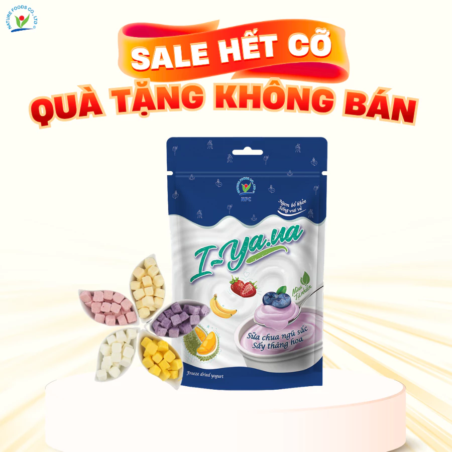 [QUA TẶNG KHÔNG BÁN] 1 TÚI SỮA CHUA SẤY NGŨ SẮC 25G