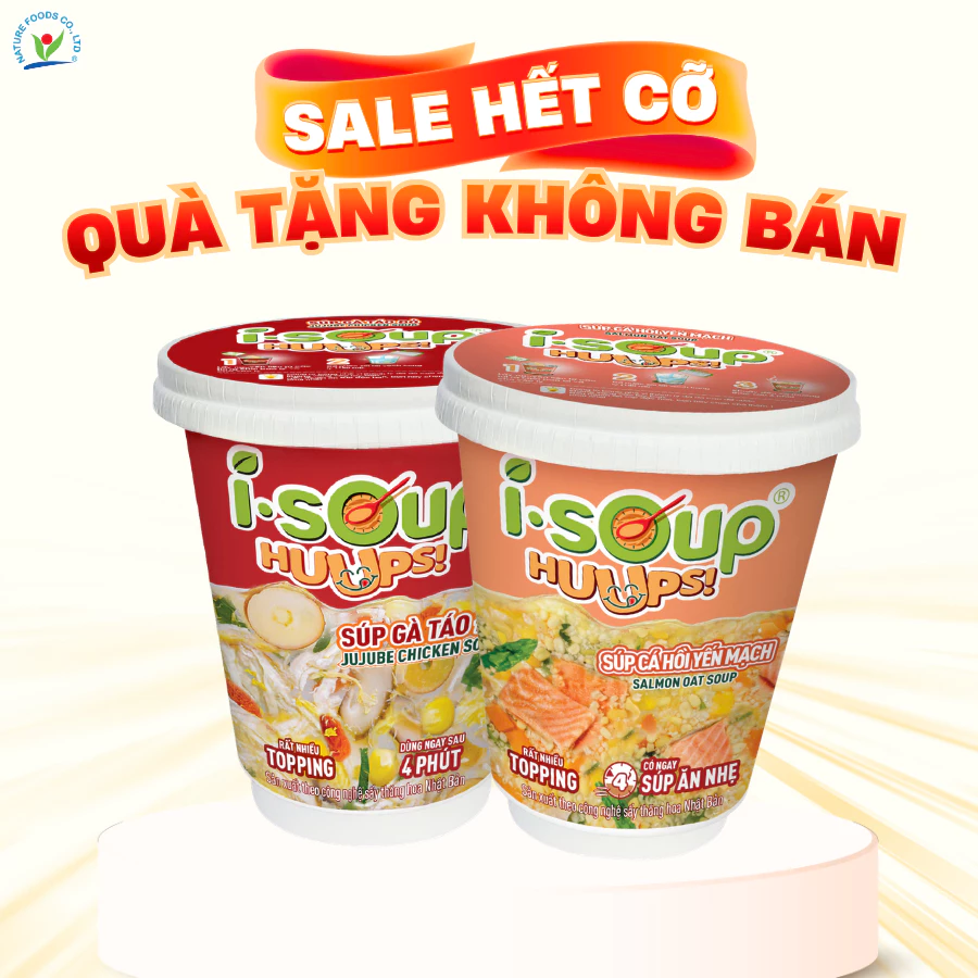 [QUÀ TẶNG KHÔNG BÁN] COMBO 2 LY SÚP MẶN VỊ BẤT KÌ HUUPS!