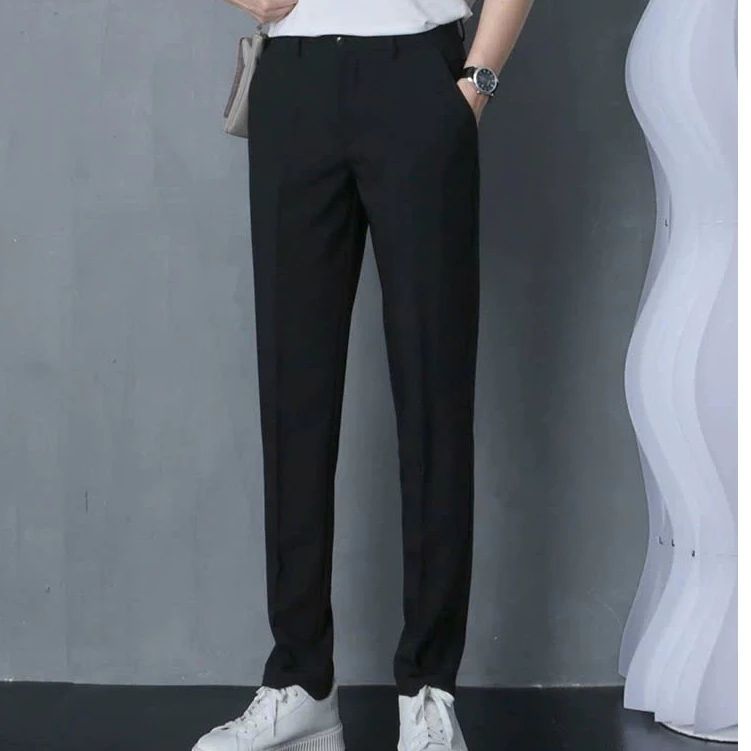[Hàng Chuẩn] Quần Tây Nam Dáng Body Chất Cotton Lụa Co Giãn Mặc Mịn Mát Mẫu Mới QTN