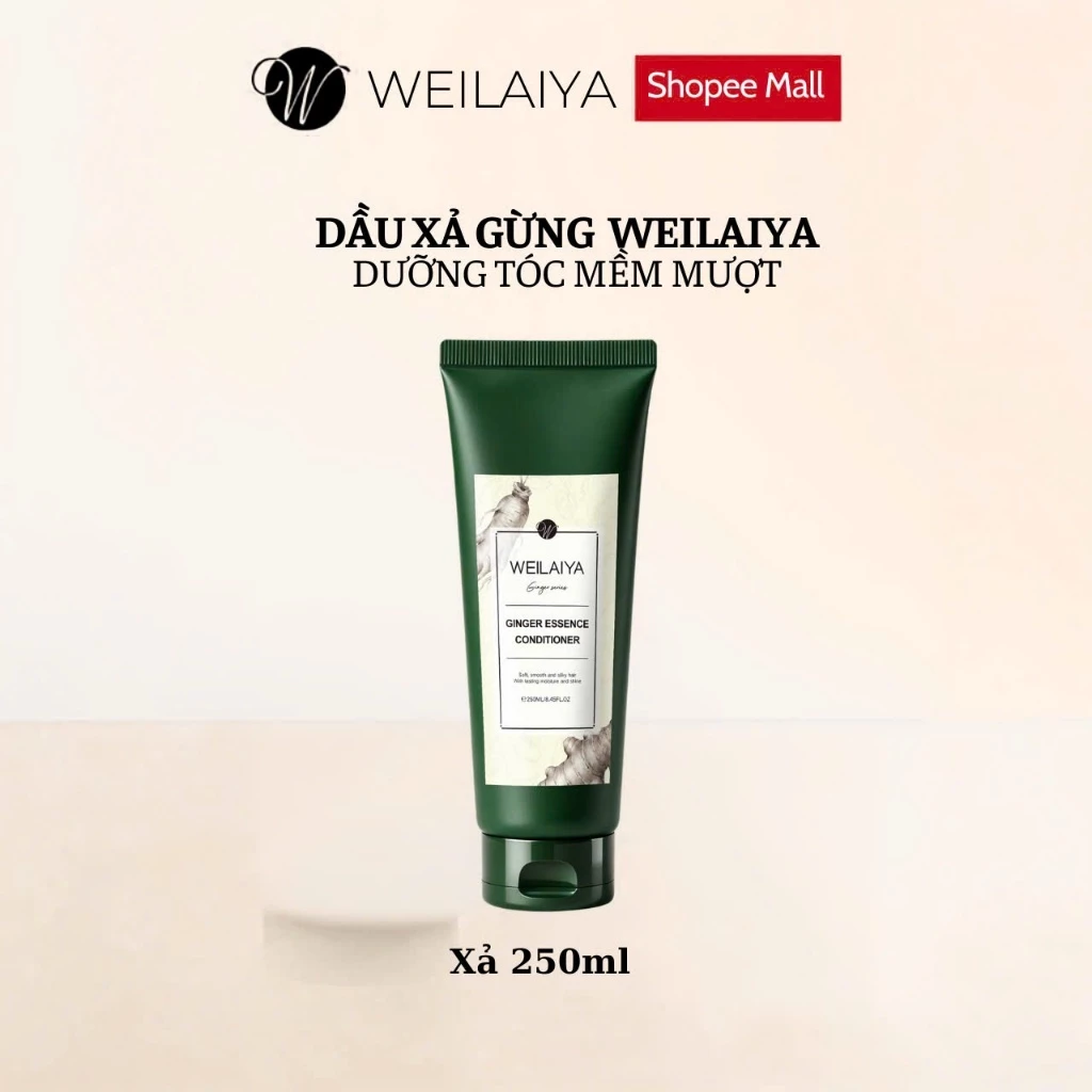 Dầu xả gừng Weilaiya, không bết tóc hương nước hoa, TUÝP XẢ 250ml