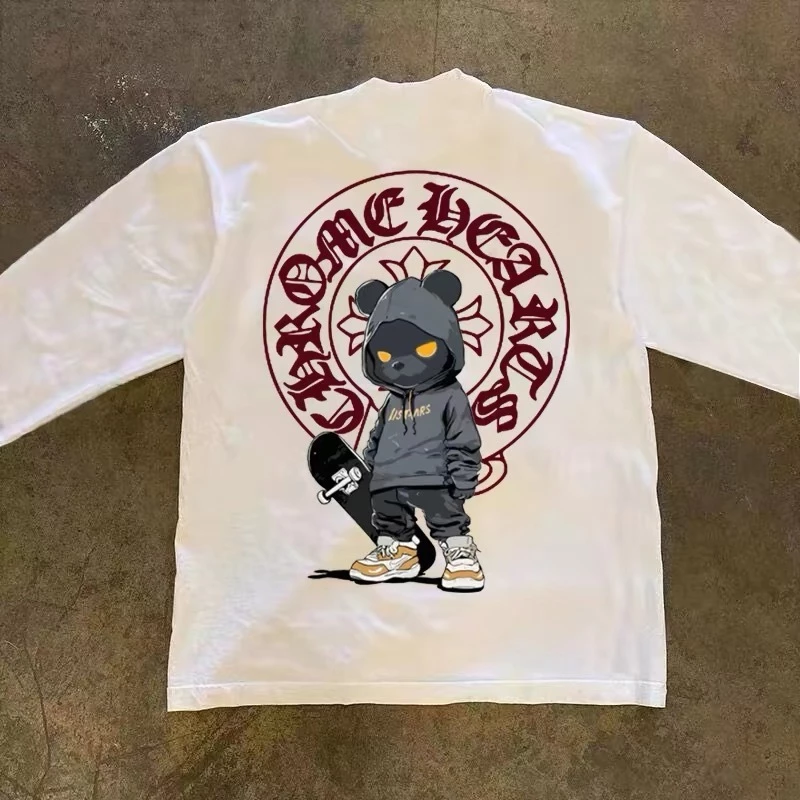 [Deal Mở Bán] Áo thun dài tay Miuzi - Long Tee 250GSM - Cotton2c In Hình Họa Tiết Phá Cách. DT968