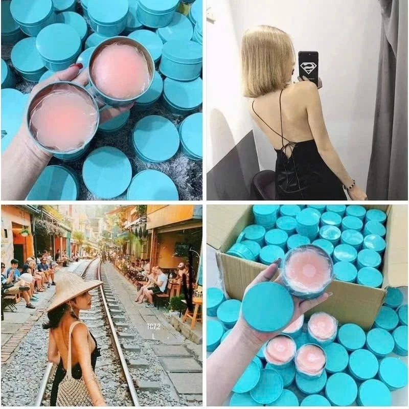 [ Combo 3 Hộp ] Miếng Dán Ngực Silicon Mỏng Nhẹ, Bám Dính Chắc, Không Kích Ứng Có Thể Tái Sử Dụng