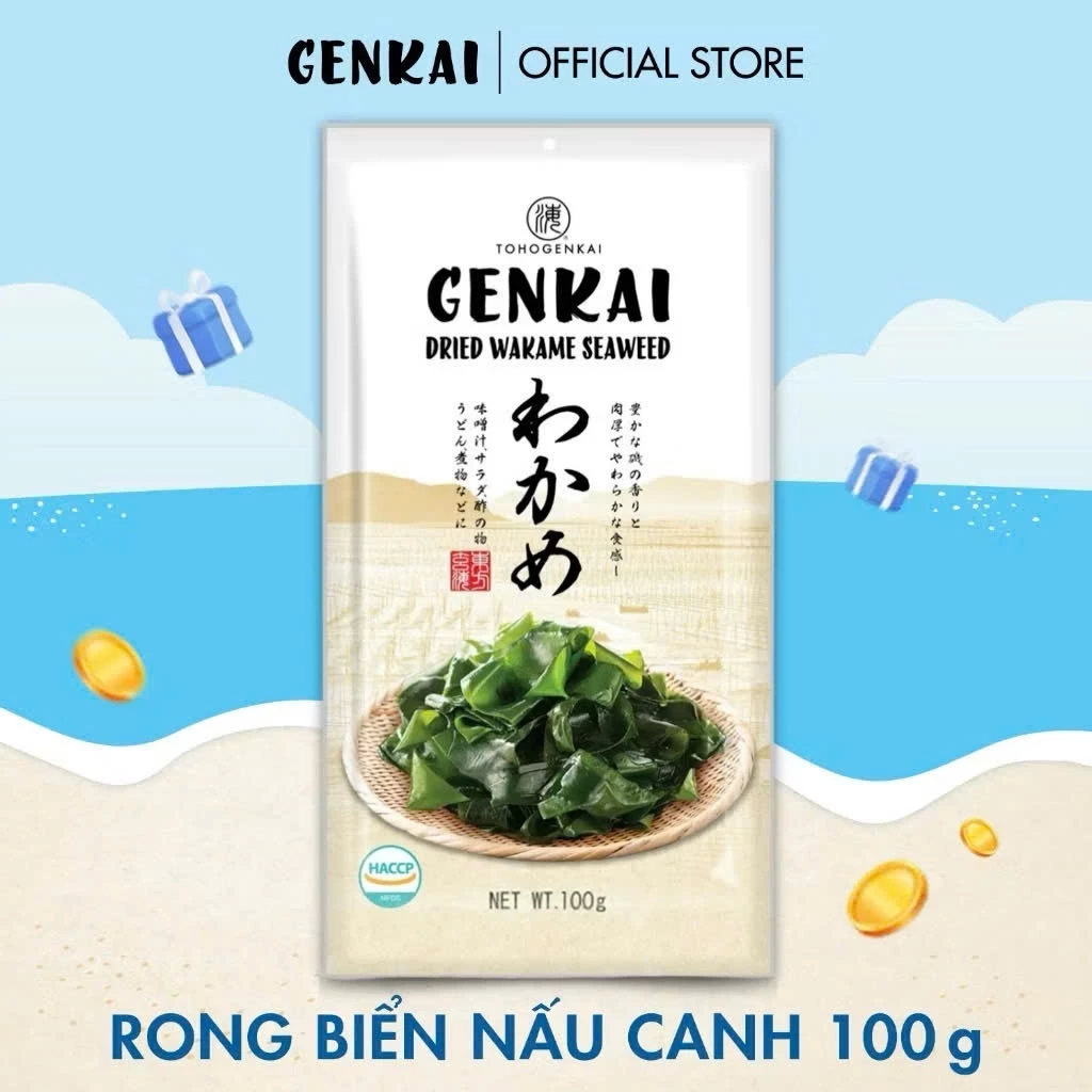 Rong Biển Nấu Canh GENKAI gói 25g