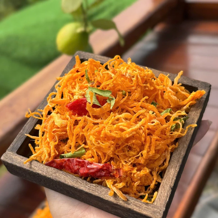 Khô Gà Tây Nguyên – Lá Chanh Thơm – Gà Dai – Gia Vị Đậm Đà – Gói Ăn Vặt - Ăn Vặt Ngon