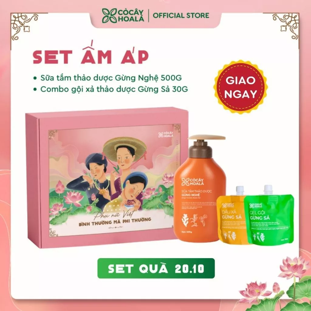 [HỎA TỐC] SET QUÀ 20.10 Chăm Sóc Cơ Thể Và Gia Đình Cỏ Cây Hoa Lá