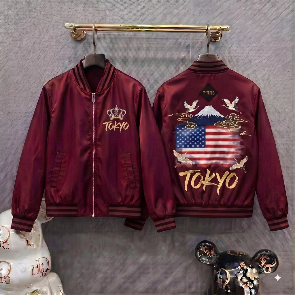 Áo Khoác Gió CỜ MỸ CỰC CHÁY LEO RANK  màu black 2 lớp. áo bomber gió hot trờ đông thời thượng