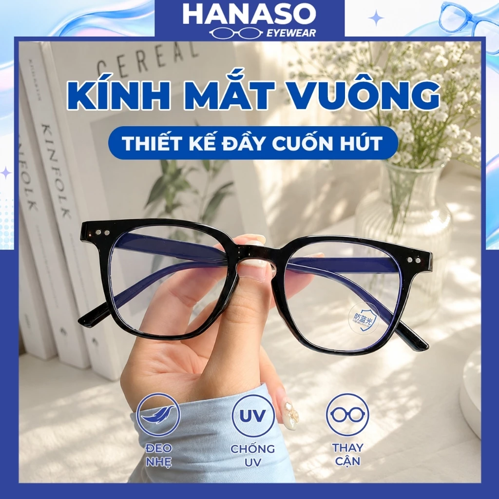 Kính giả cận nữ nam,mắt kính giả cận phong cách Hàn Quốc thời trang cá tính bảo vệ mắt khỏi UV 177