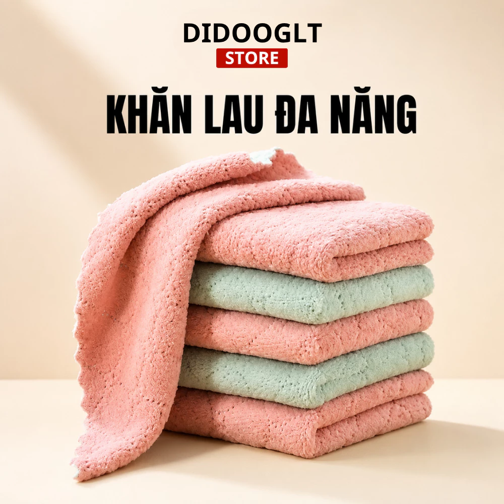 Khăn Lau Bếp Lau Bát Đĩa Lau Tay đa năng Tiện lợi ( didooglt hcm )