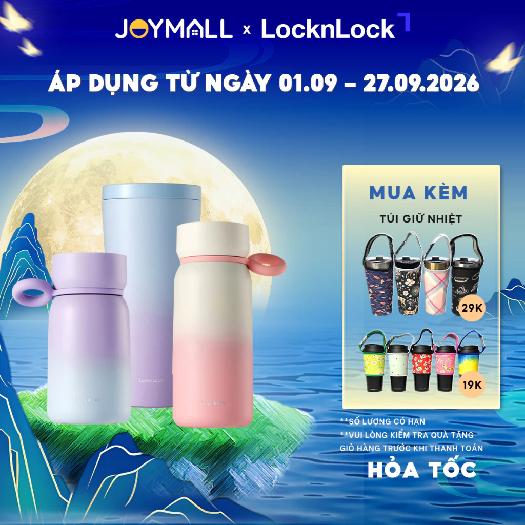 Bình Giữ Nhiệt Locknlock Metro Studio Gradation Tumbler 540ml, 480ml, 350ml, Hàng Chính Hãng-JoyMall