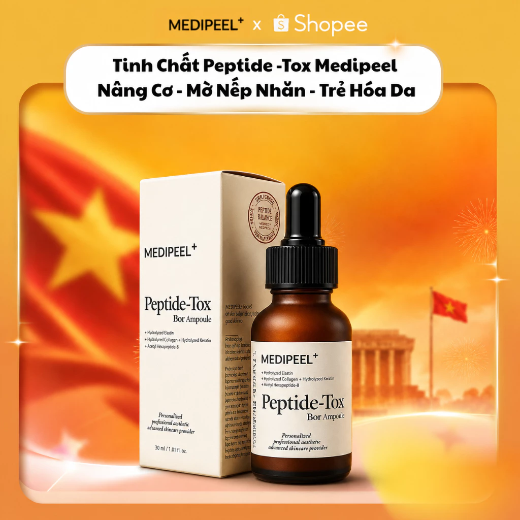 Serum Medipeel Peptide 9 Volume Bio Tox Ampoule 30ml Hàn Quốc – Nâng Cơ, Mờ Nếp Nhăn, Trẻ Hóa Da