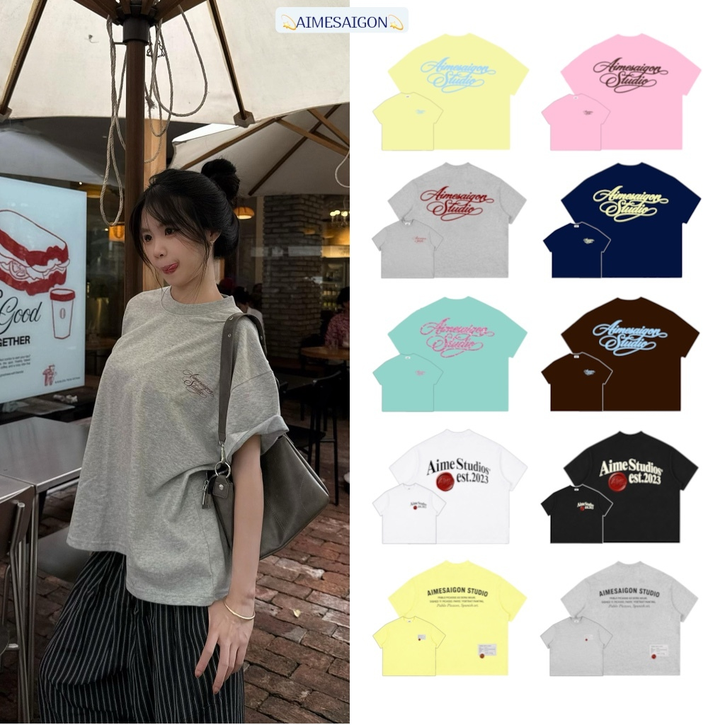 A6 Kim Tuyến + A23 + A24 Aimesaigon Áo Thun Boxy Local Brand Form Rộng Tay…