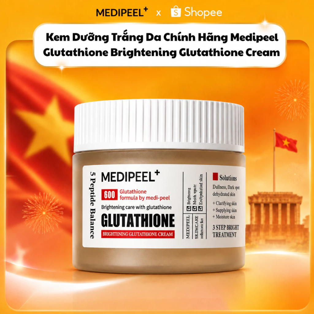 [CHÍNH HÃNG] Kem Dưỡng Trắng Da Medipeel Glutathione 50ml - Mờ Thâm, Dưỡng Sáng, Đều Màu Da