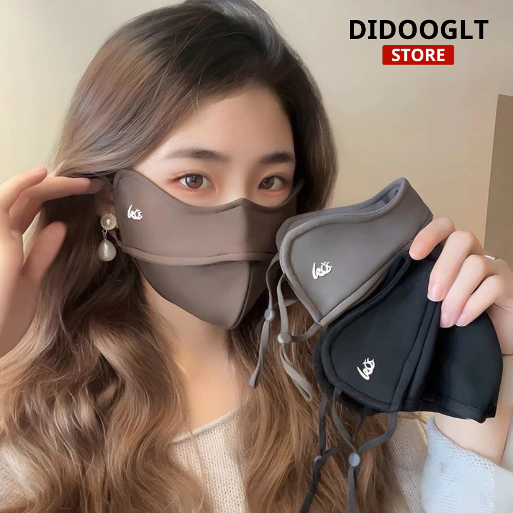 Khẩu trang chống tia uv DIDOOGLT khẩu trang cao cấp chống bụi bằng lụa mềm mại thoáng mát.