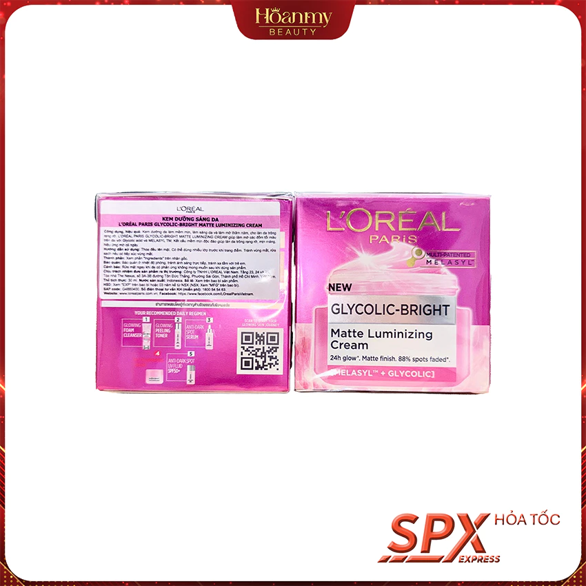 Kem Dưỡng L'Oreal Sáng Da, Mờ Thâm Mụn & Nám 30ml