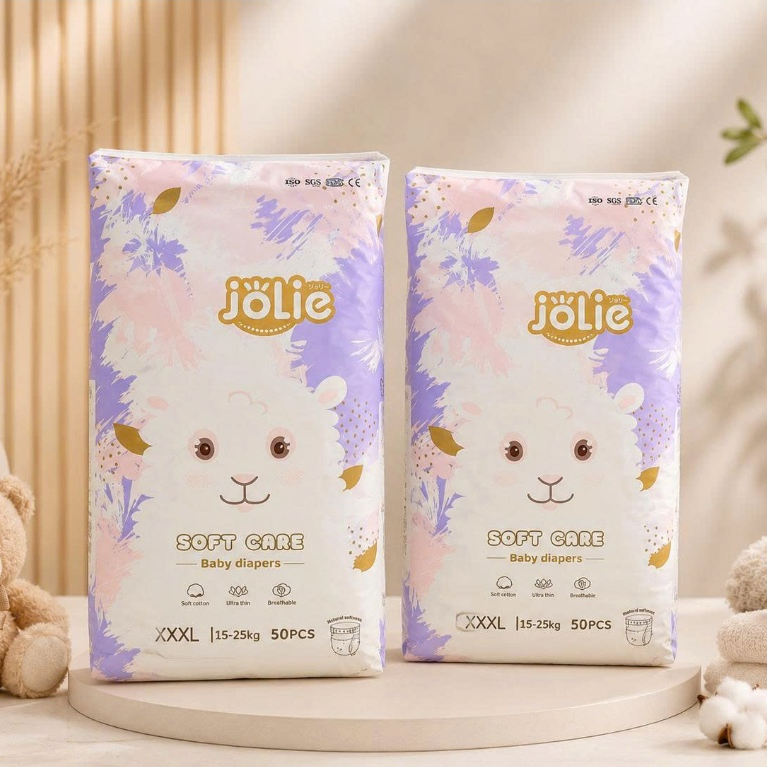 Jolie combo 2 bịch 100 miếng bỉm quần cho bé, bé mặc thoải mái cha mẹ an…
