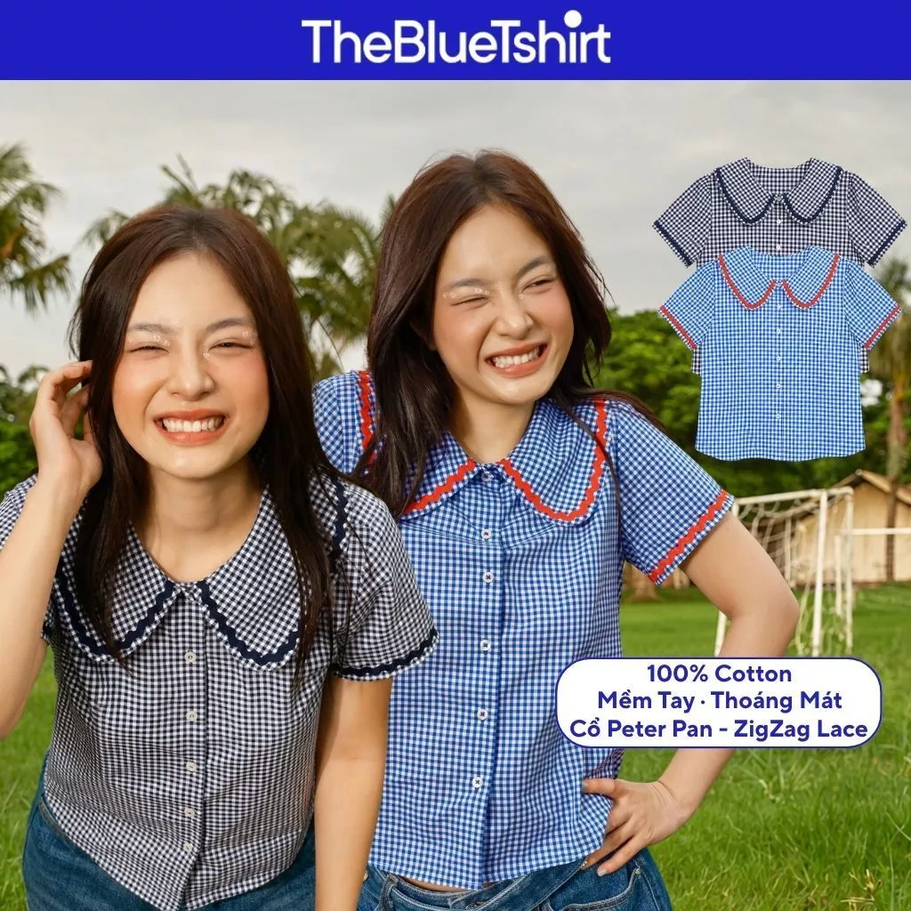 TheBlueTshirt - Áo kiểu phom dáng regular cho nữ - Gabby Shirt - Women