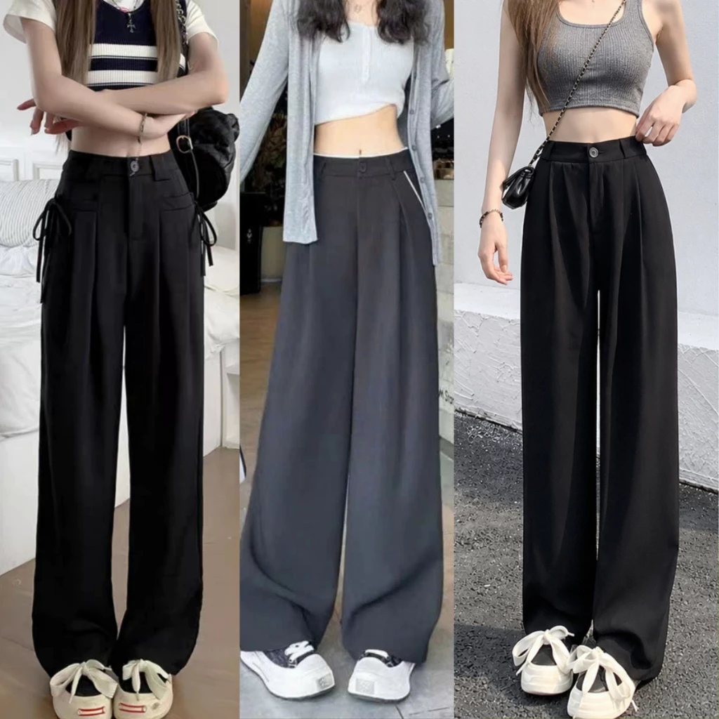 Quần Tây Bigsize Nữ Quần Vải Suông Mặc Đi Học Đi Làm Phong Cách Công Sở Dễ Phối Đồ  60-92kg