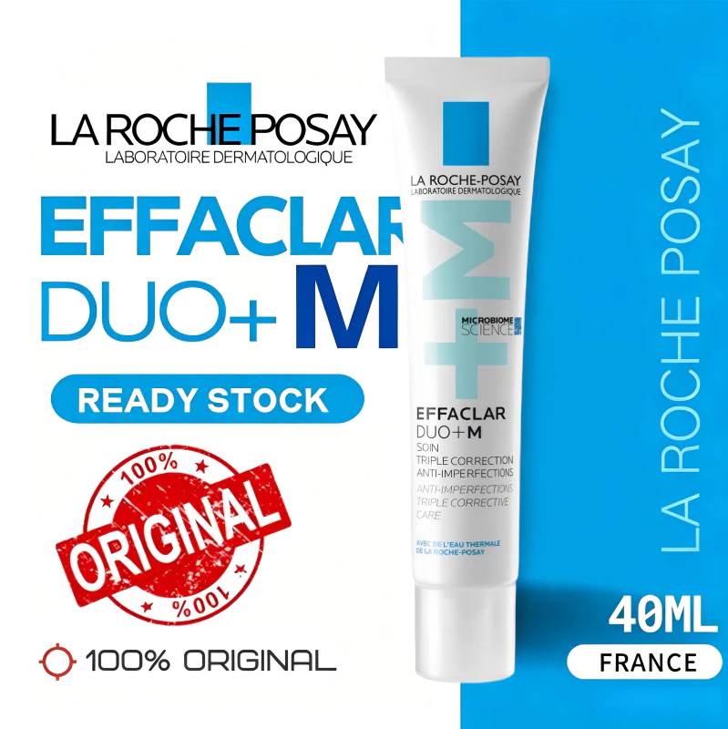 La Roche Posay Effaclar Duo+M 40ml Dành cho Da Mụn_Da Dầu-Được thiết kế dành riêng cho Da Dầu Mụn