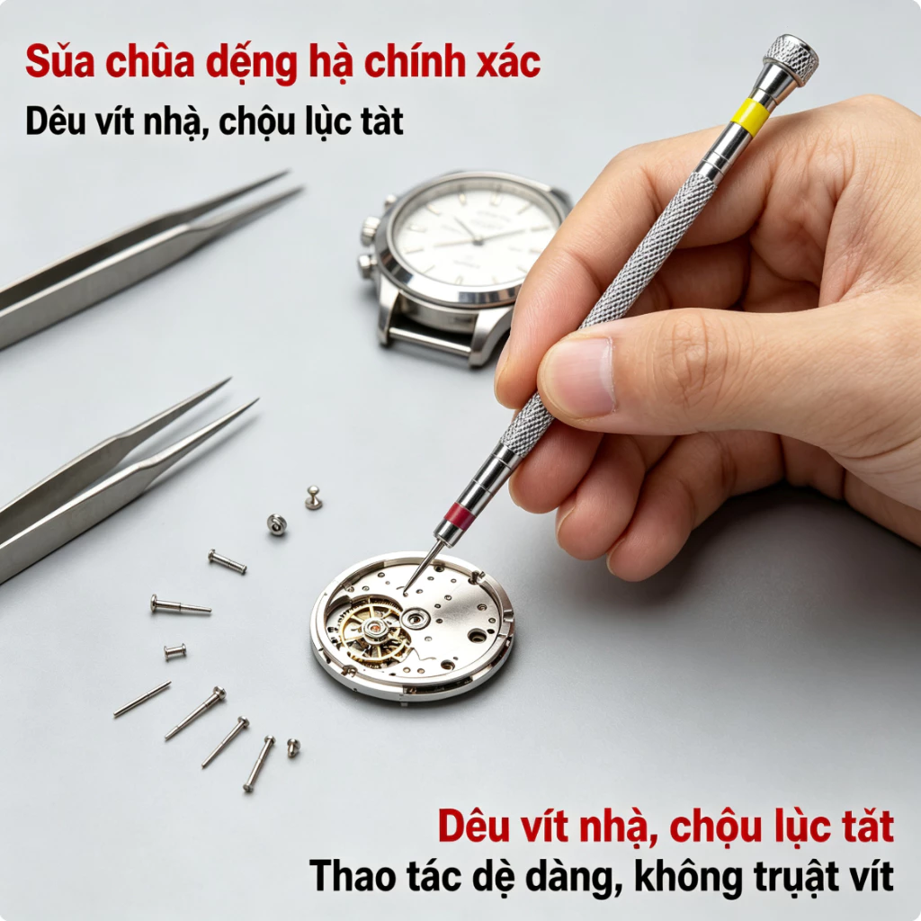 Tua vít thay dây sửa chữa đồng hồ cao cấp-TOOLIX