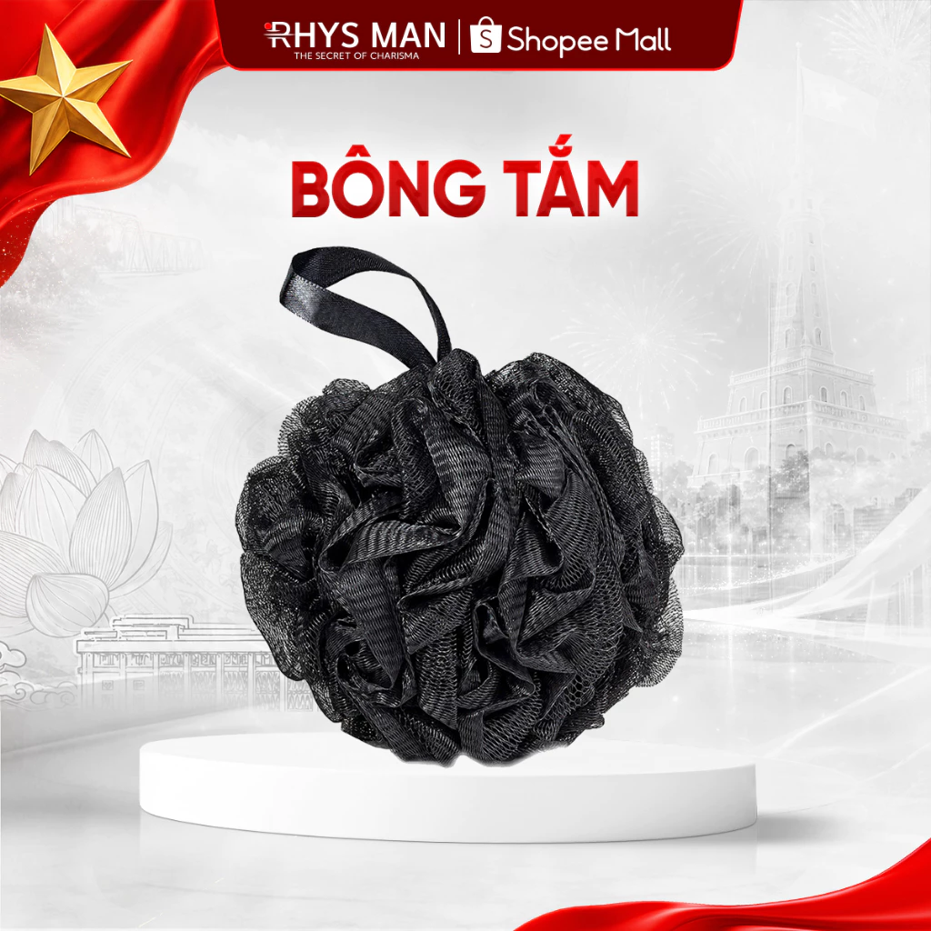 [Quà tặng] Bông tắm cao cấp tạo bọt mịn, làm sạch da toàn thân