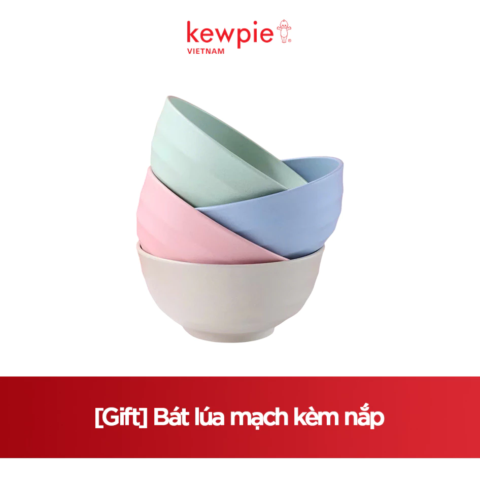[Gift] Bát lúa mạch kèm nắp