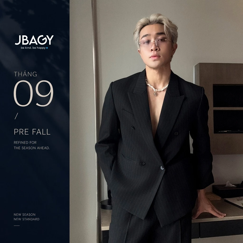 Áo khoác Blazer nam kẻ sọc vải Tweed kẻ sọc cao cấp - JK0305 (D3K5)