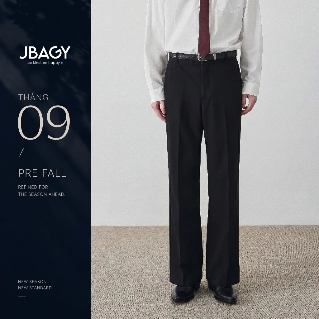 Quần tây nam Bootcut ống loe nhẹ tinh tế, cao cấp co giãn hack dáng JBAGY - JA2602