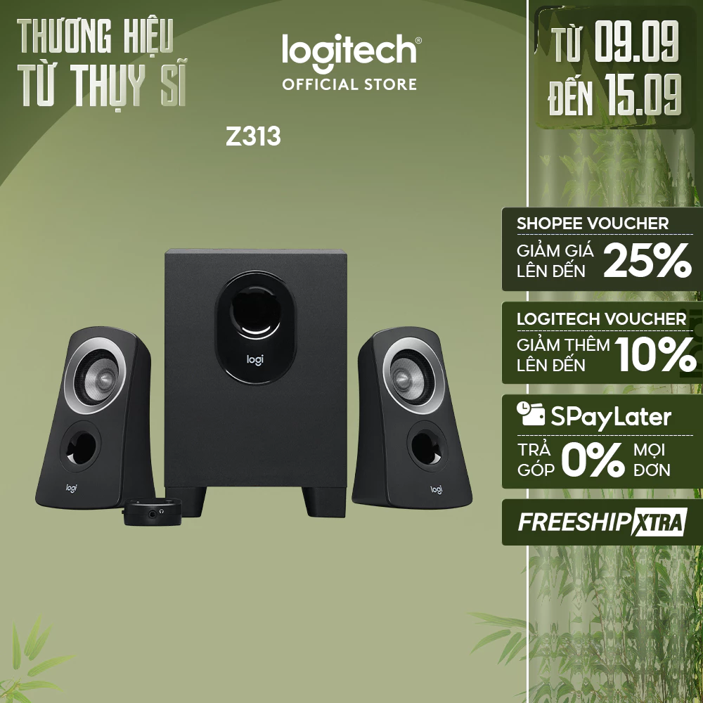 Loa vi tính cao cấp 2.1 LOGITECH Z313
