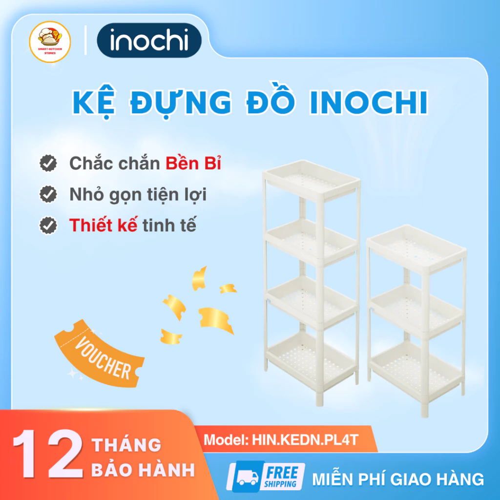 Kệ Đa Năng Tokyo Plus Inochi Lưu Trữ Đa Năng Thiết Kế Tối Giản Phù Hợp Mọi Không Gian - Smart Kitchen Store