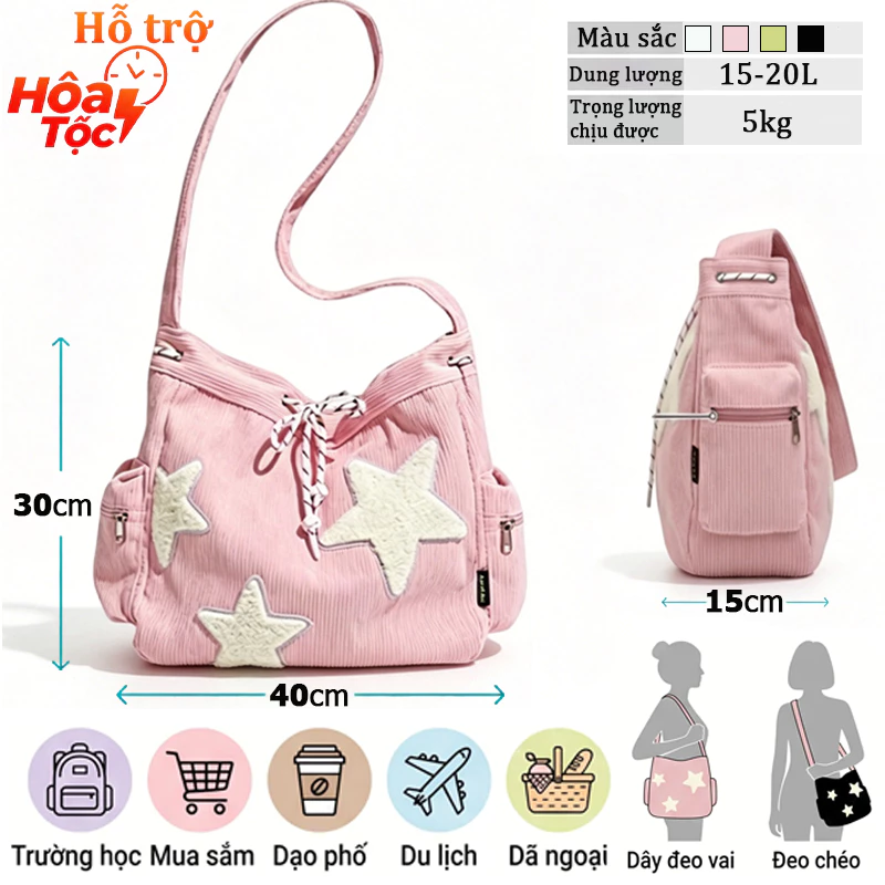 Túi Tote nữ sức chứa lớn phong cách retro cao cấp, Đeo chéo, đeo vai đa năng.s4061